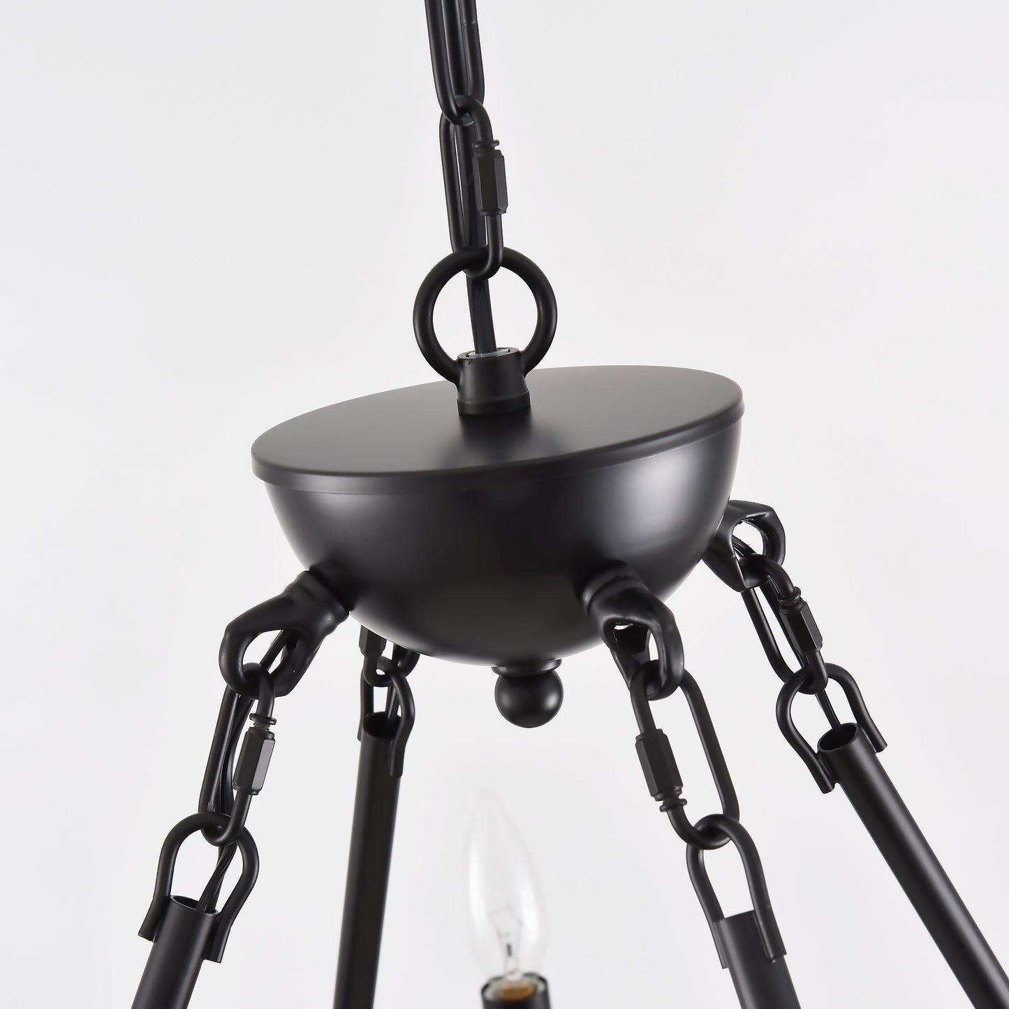 39" 3-Tier Wagon Wheel Farmhouse Chandelier, 36-Light - view 13