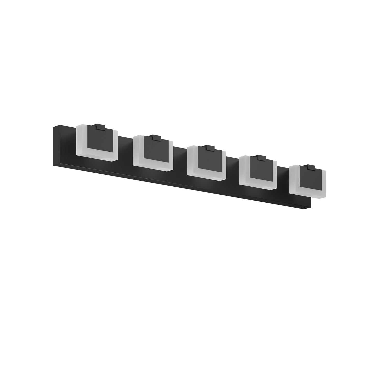 5-Light Black Up & Down LED Vanity Light - view 9