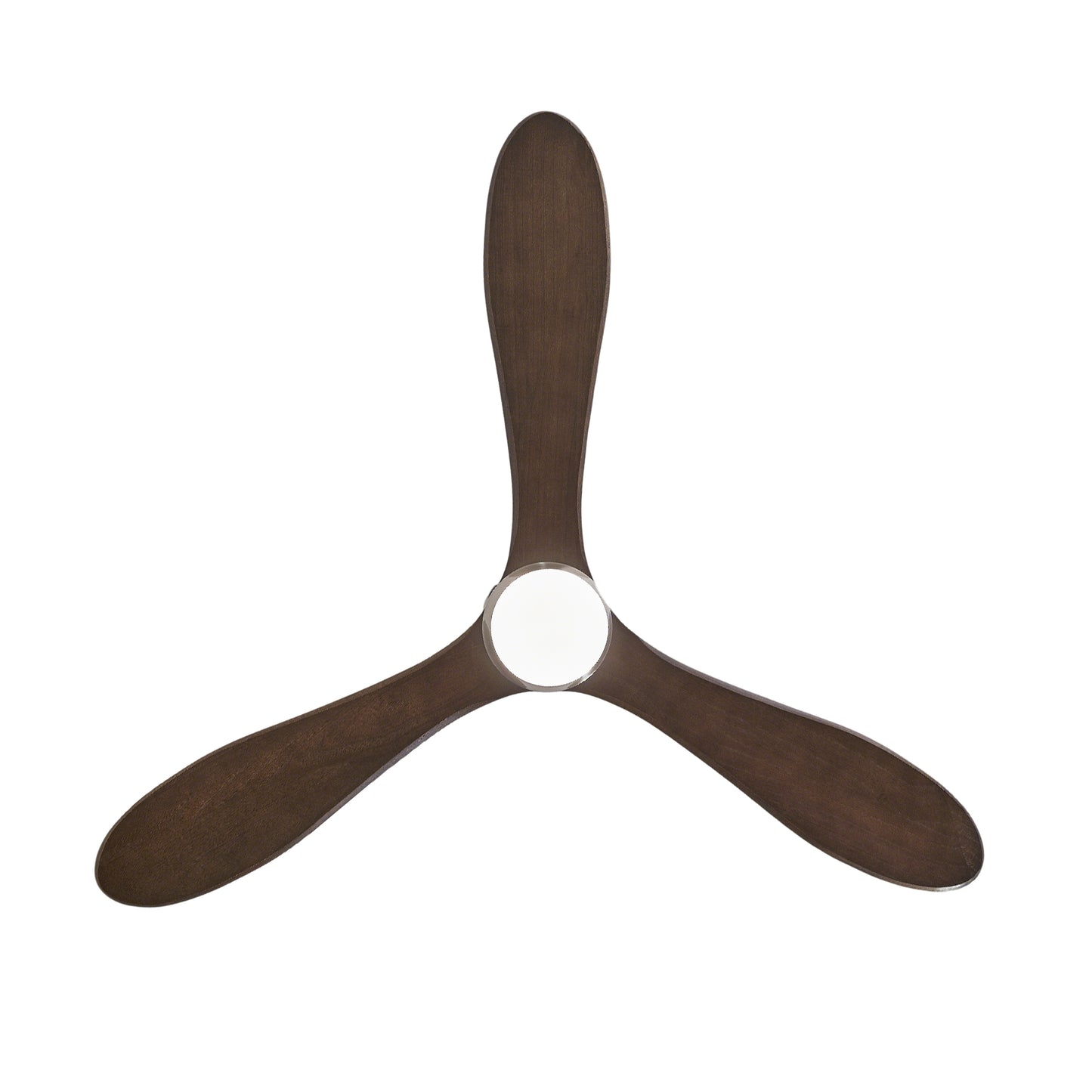 52" Nickel Solid Wood Ceiling Fan with Remote - view 19