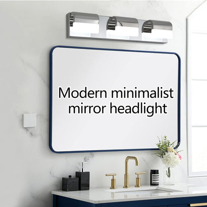 3-Light Chrome LED Vanity Wall Light - view 6