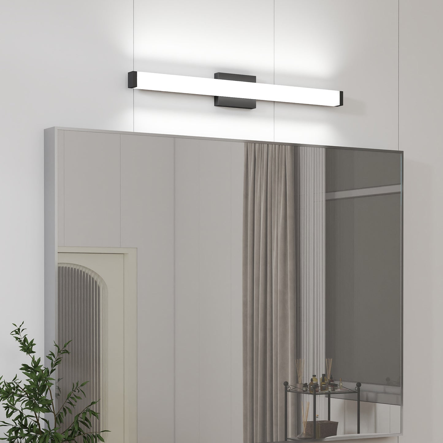 33" Black LED Bathroom Vanity Light - view 3