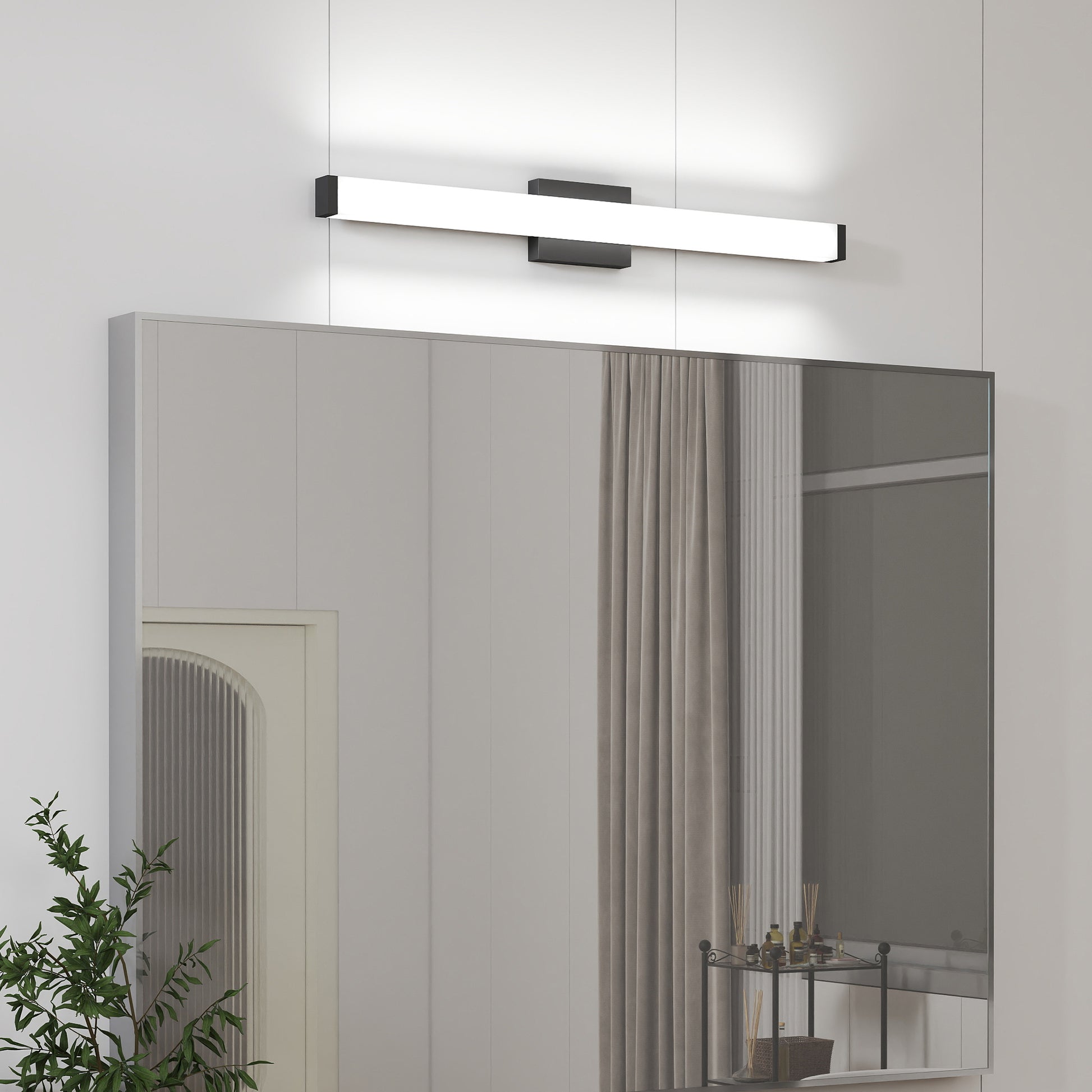 33" Black LED Bathroom Vanity Light - view 3
