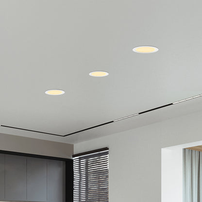 6" White Dimmable LED Recessed Light, 12-Pack