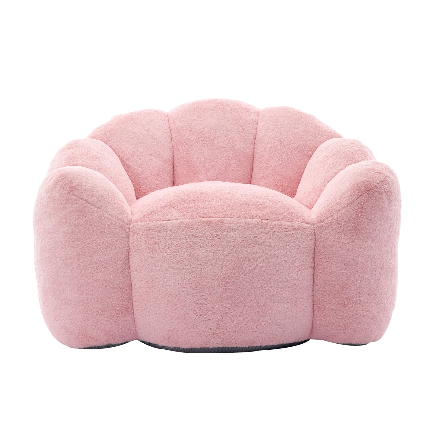 Lotus Plush Bean Bag Sofa – Pink