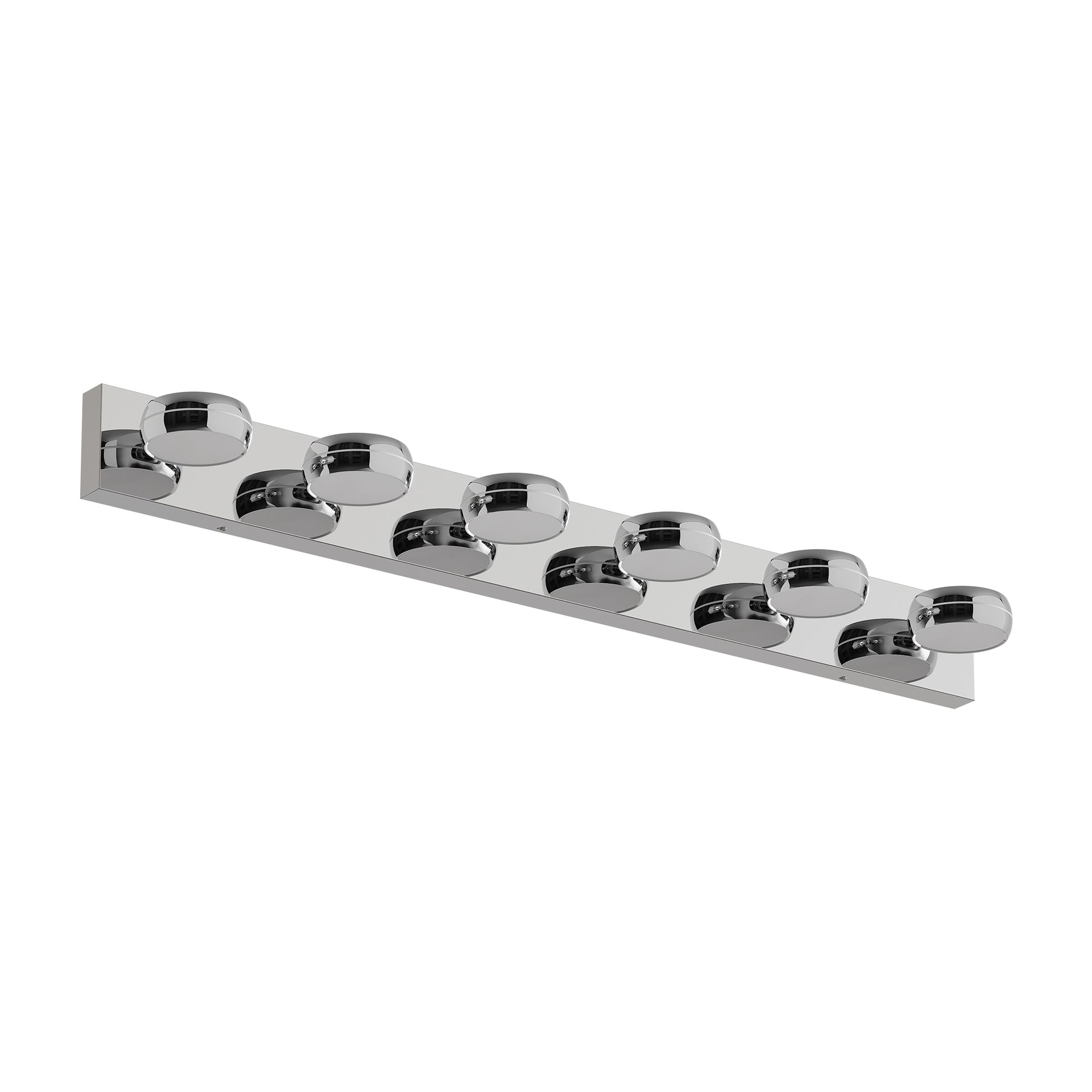 43" Modern 6-Light Chrome LED Vanity Light - view 8