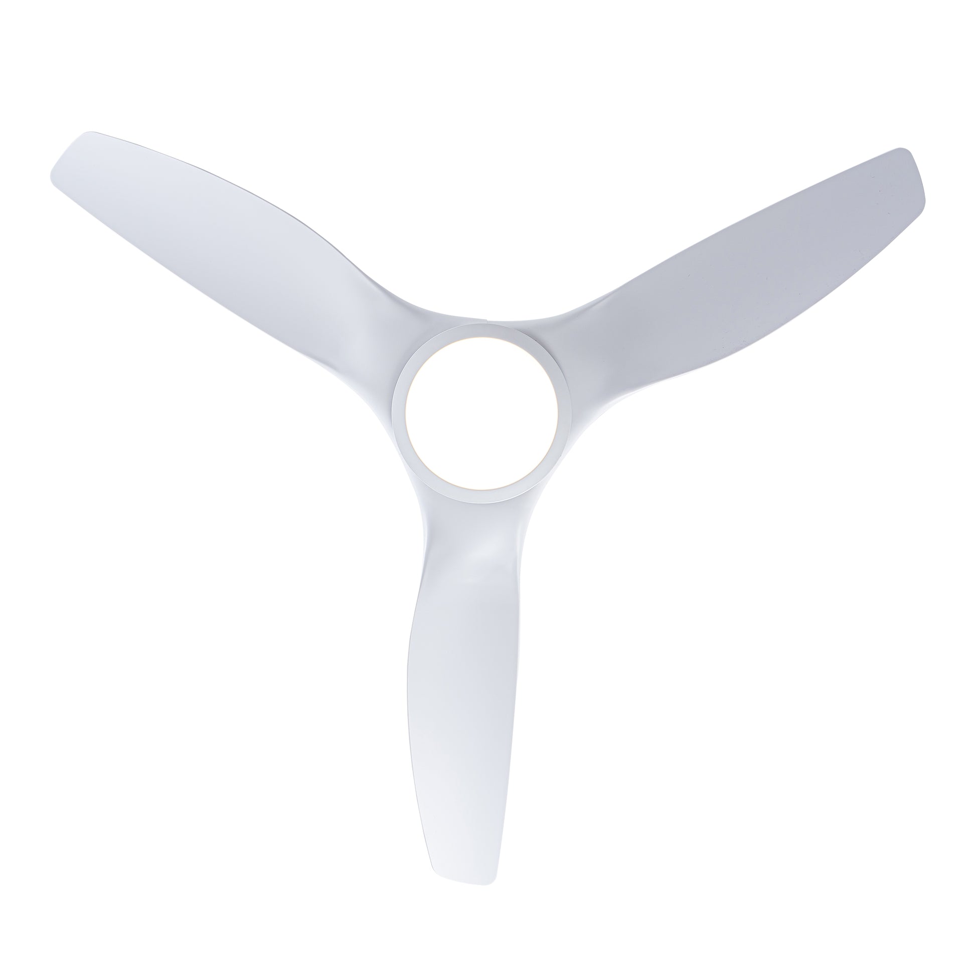 52" Matte White Ceiling Fan with LED Light & Remote - view 19