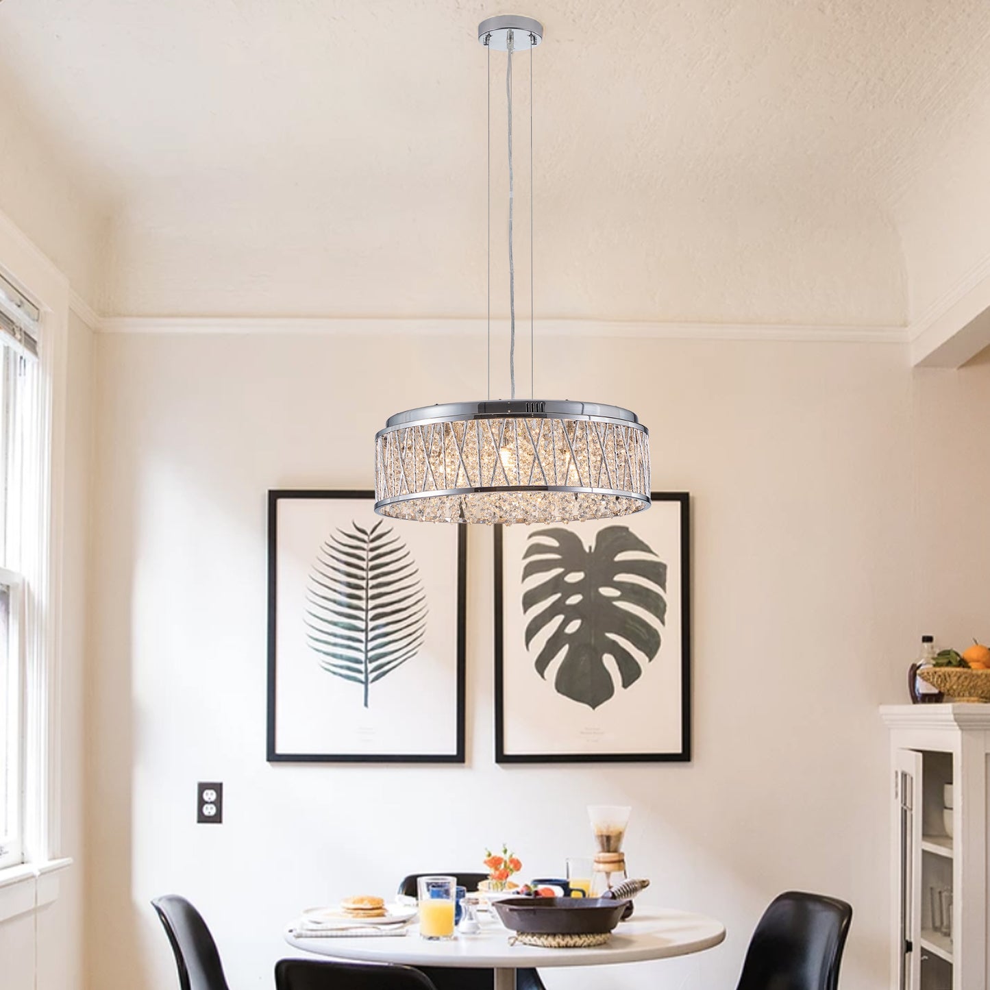 Crystal Flush Mount Light