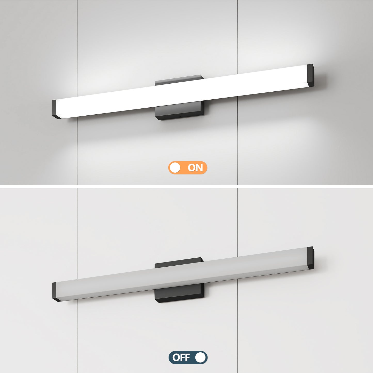 33" Black LED Bathroom Vanity Light - view 7