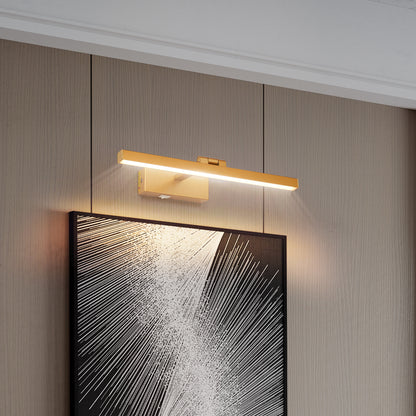 16" Modern Gold Dimmable LED Vanity Light