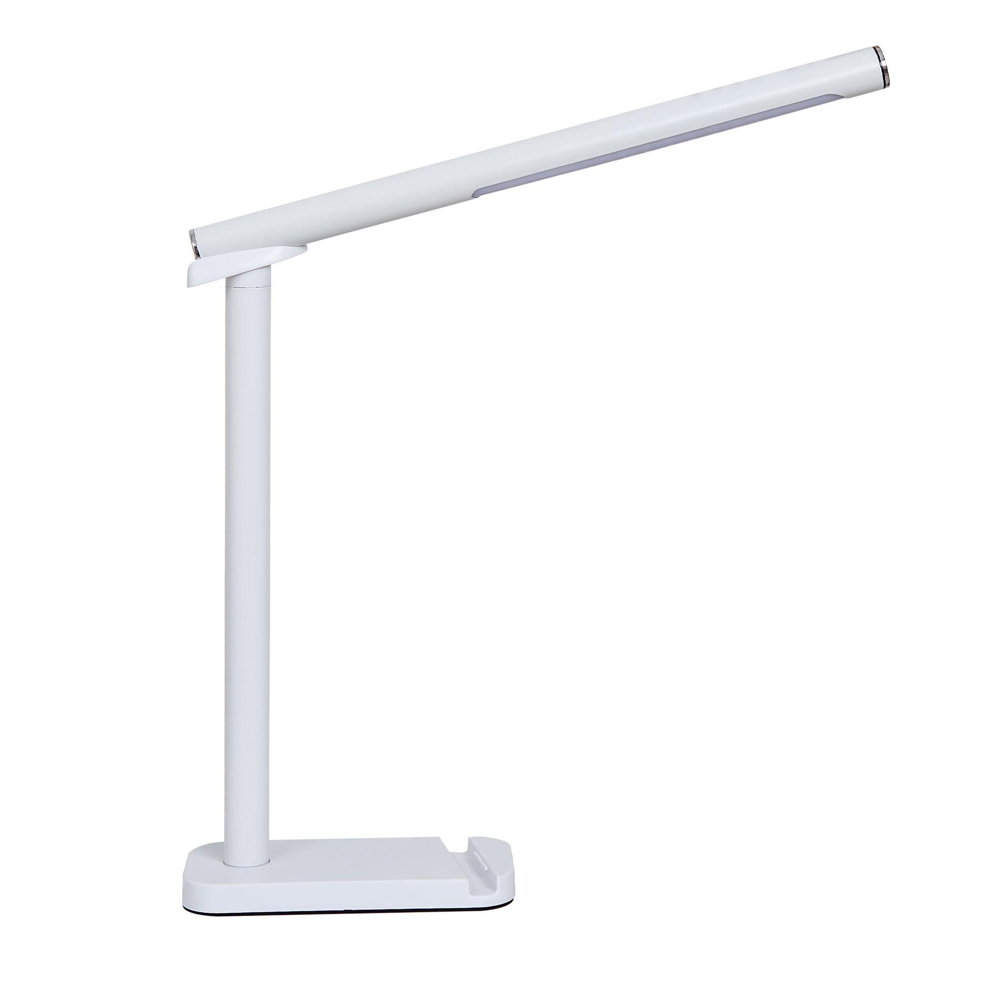 White Adjustable LED Desk Lamp with USB Port - view 9