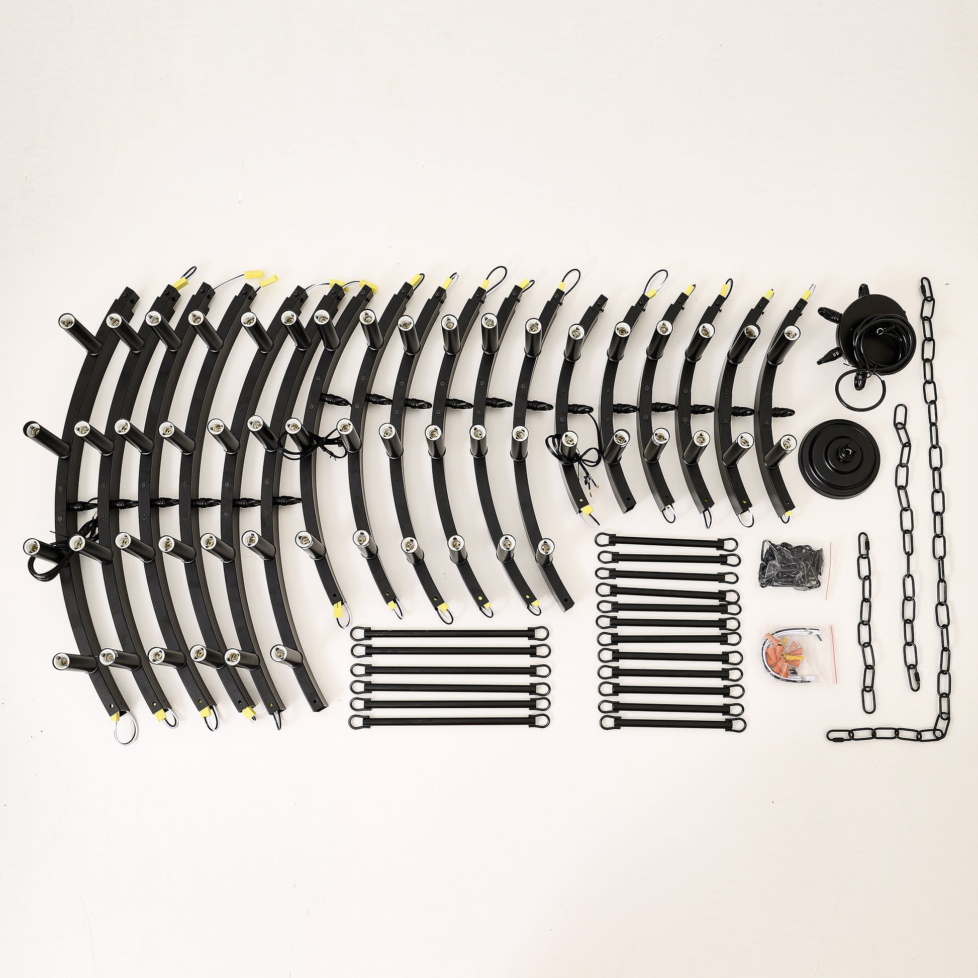 3-Tier Wagon Wheel Farmhouse Chandelier, 54-Light - view 13