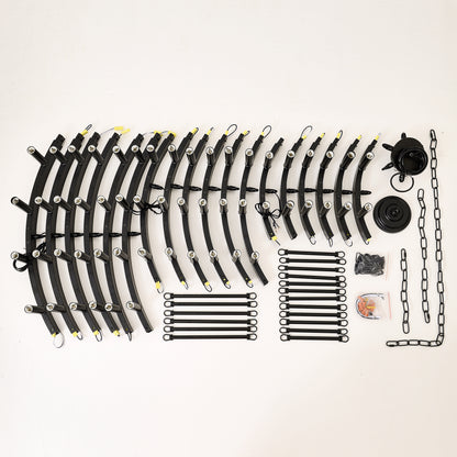 3-Tier Wagon Wheel Farmhouse Chandelier, 54-Light - view 13