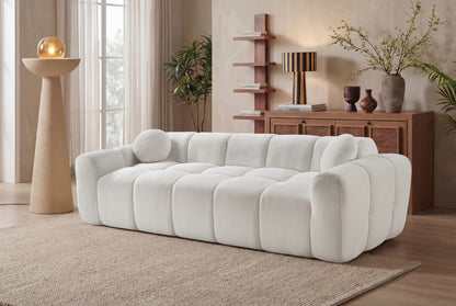 White 4-Seater Sofa