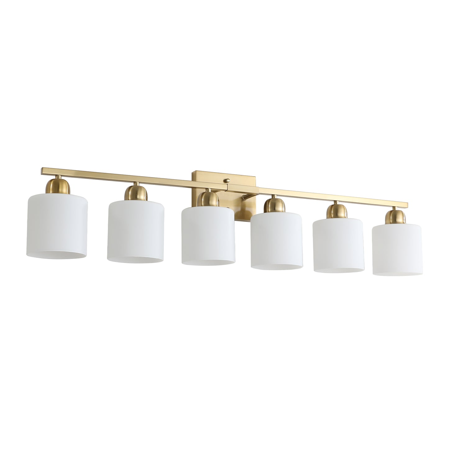 38" 6-Light Brushed Gold Vanity Wall Light - view 9
