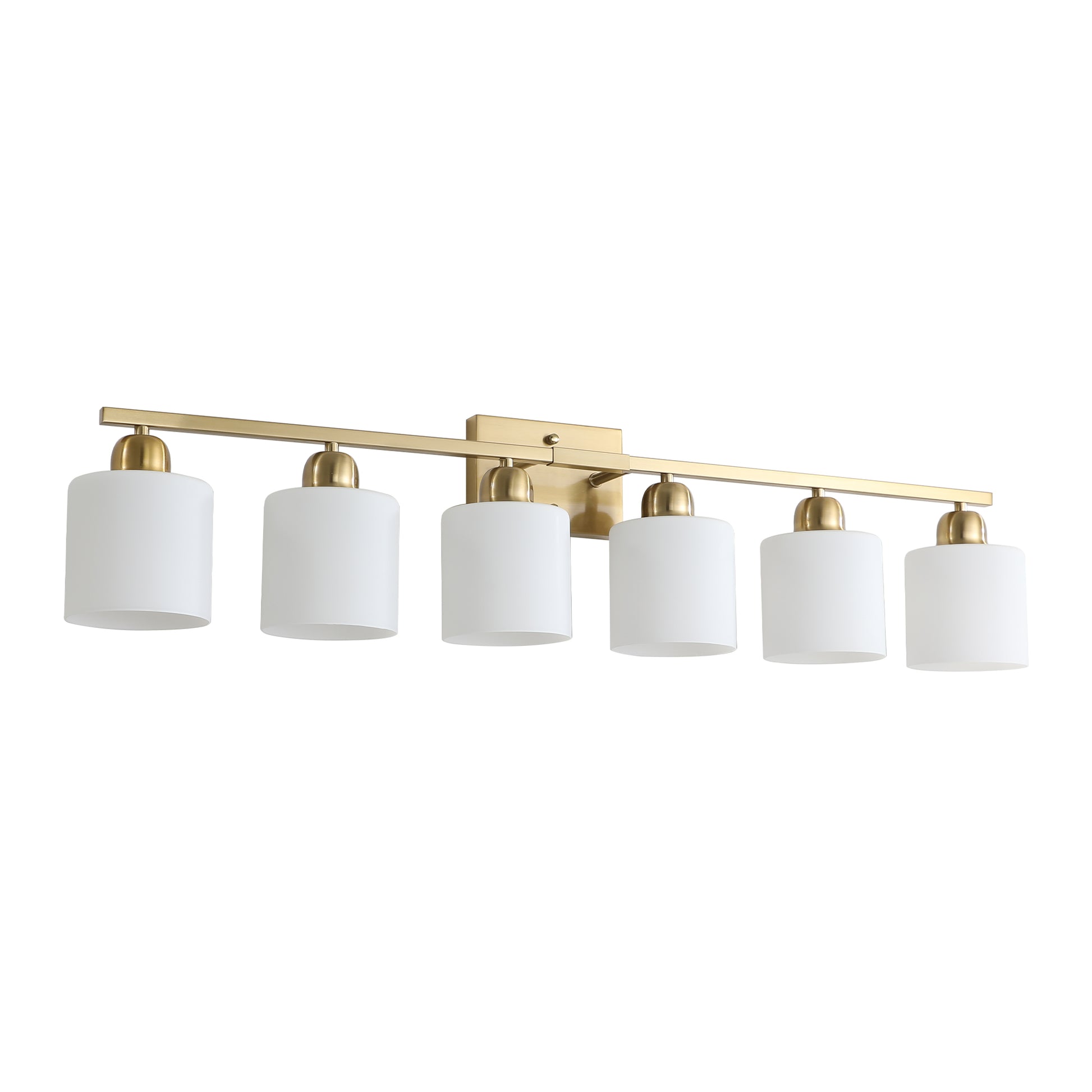 38" 6-Light Brushed Gold Vanity Wall Light - view 9