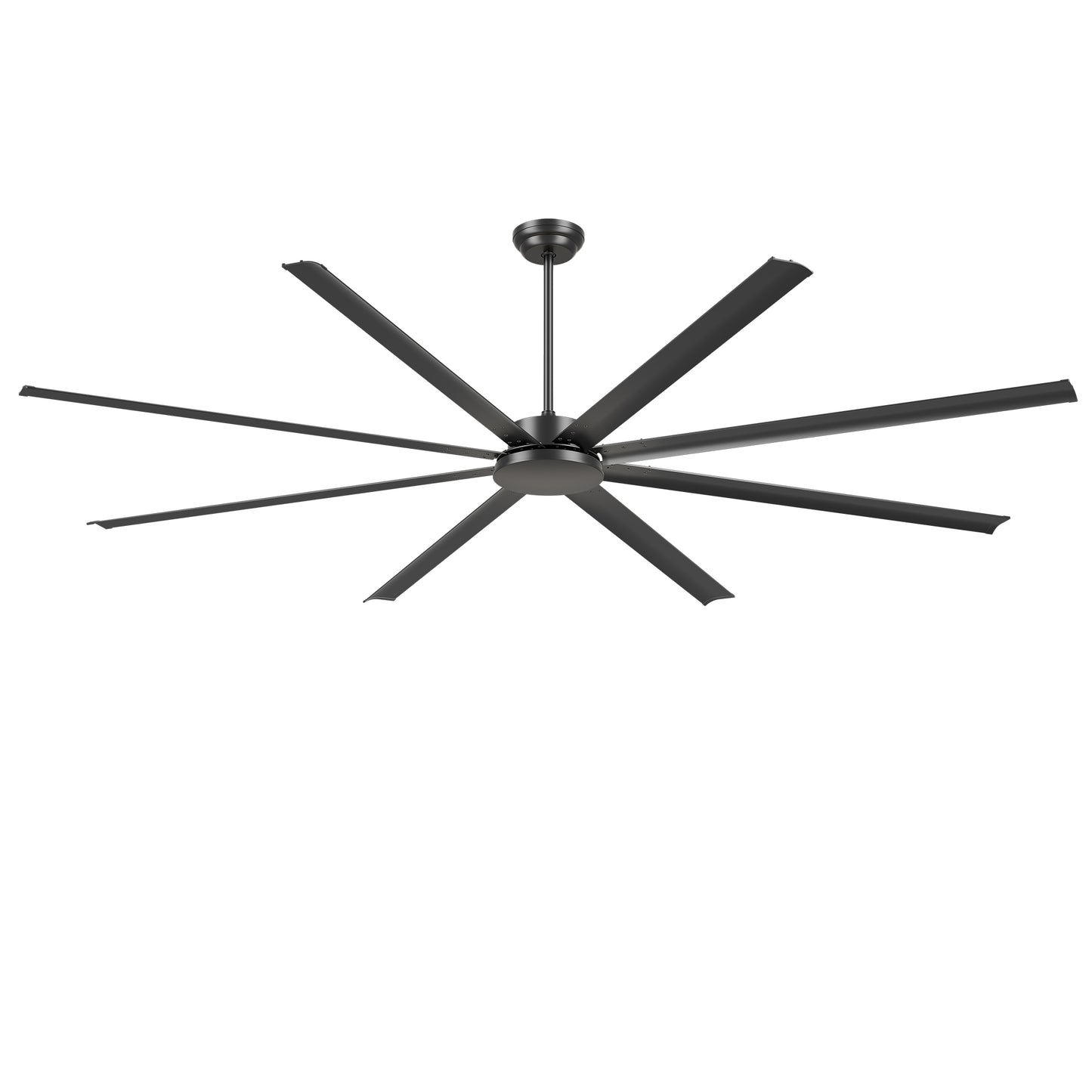 96" Black Industrial Ceiling Fan with Remote - view 19