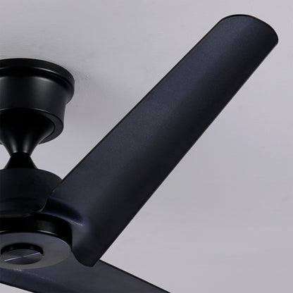 52" Black 3-Blade Ceiling Fan with Remote - view 16