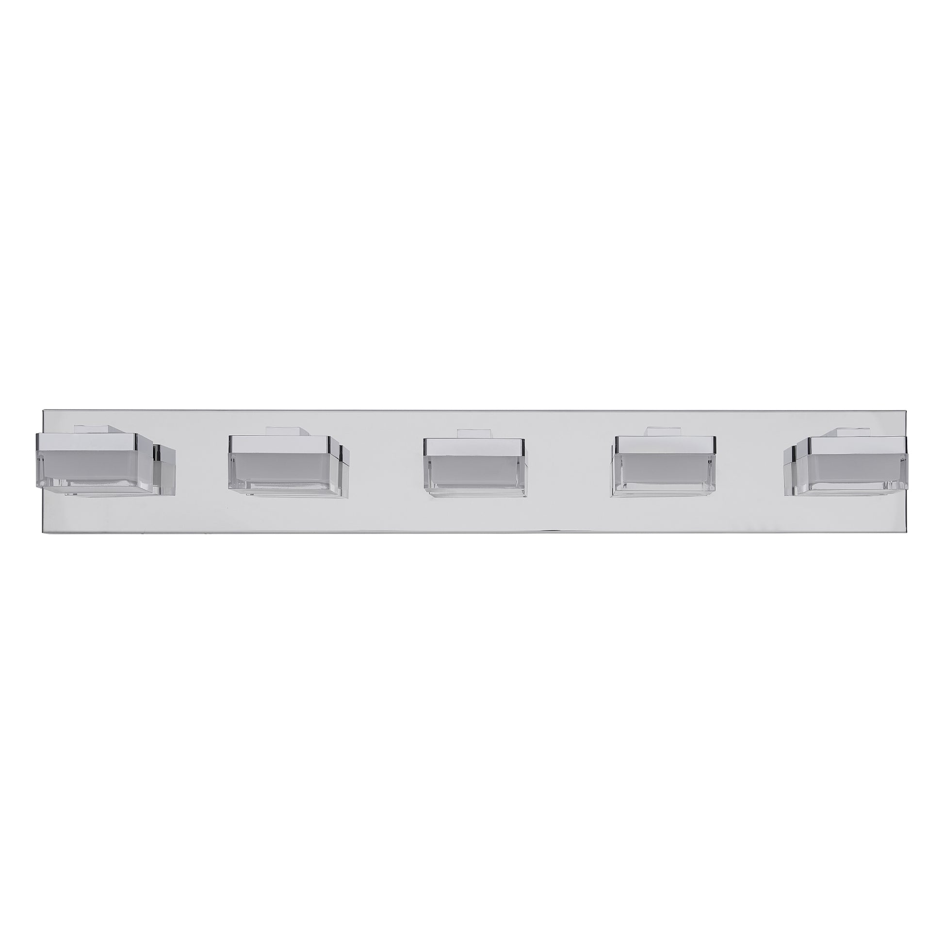 Modern 5-Light Chrome LED Vanity Light - view 10