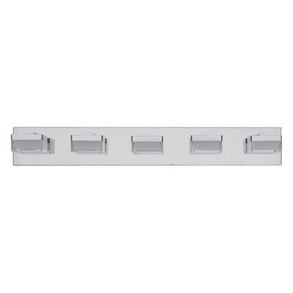 Modern 5-Light Chrome LED Vanity Light - view 10