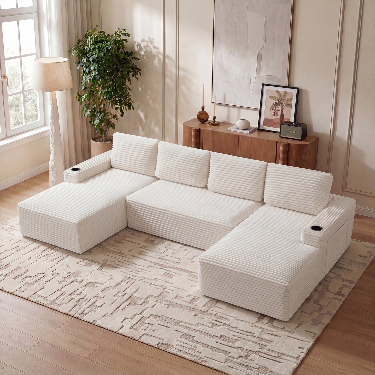 Corduroy Cloud Sectional