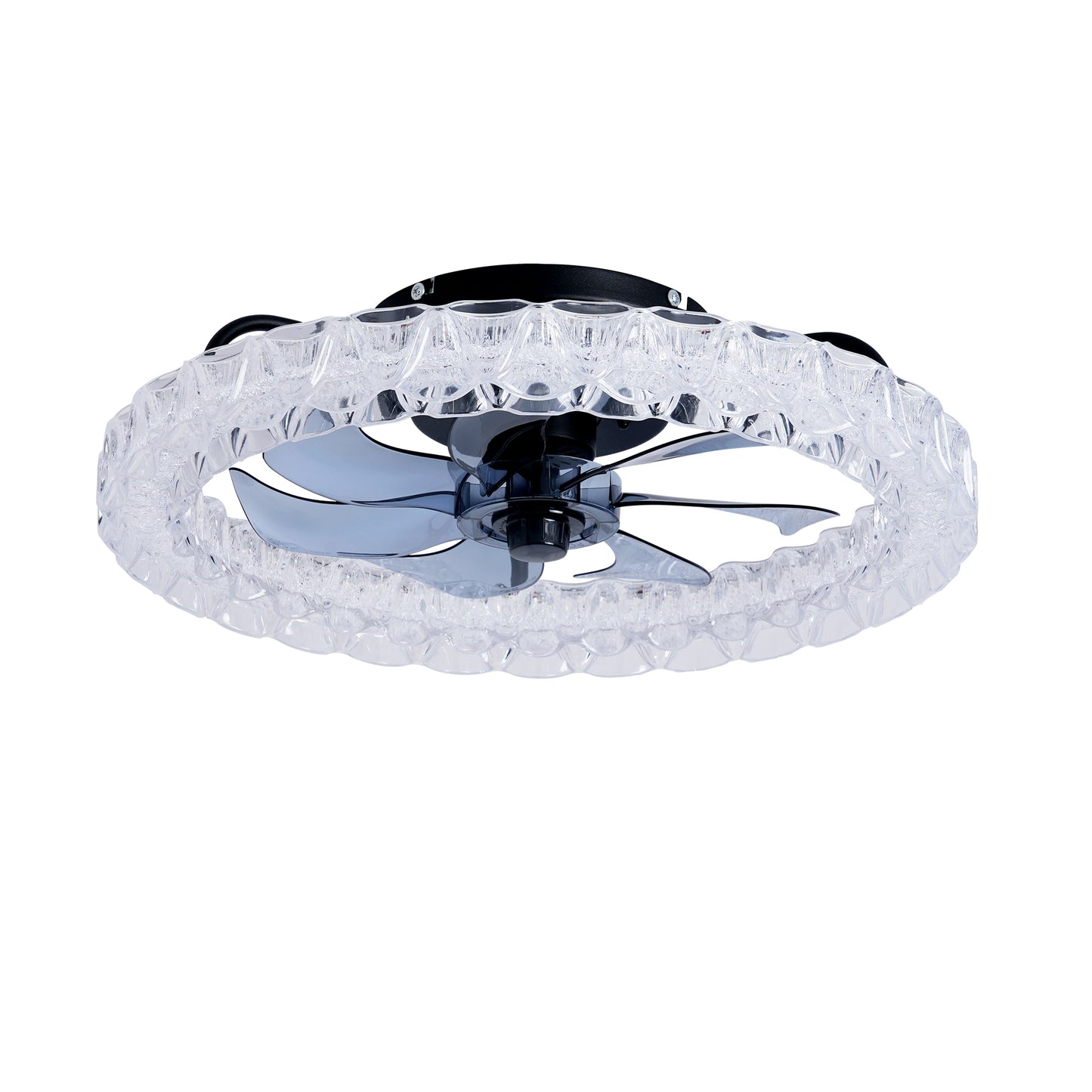 Matte Black Galaxy Ceiling Fan with Dimmable LED - view 23