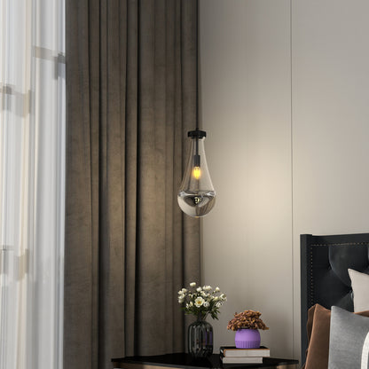 Modern Black Raindrop Pendant Chandelier - view 5