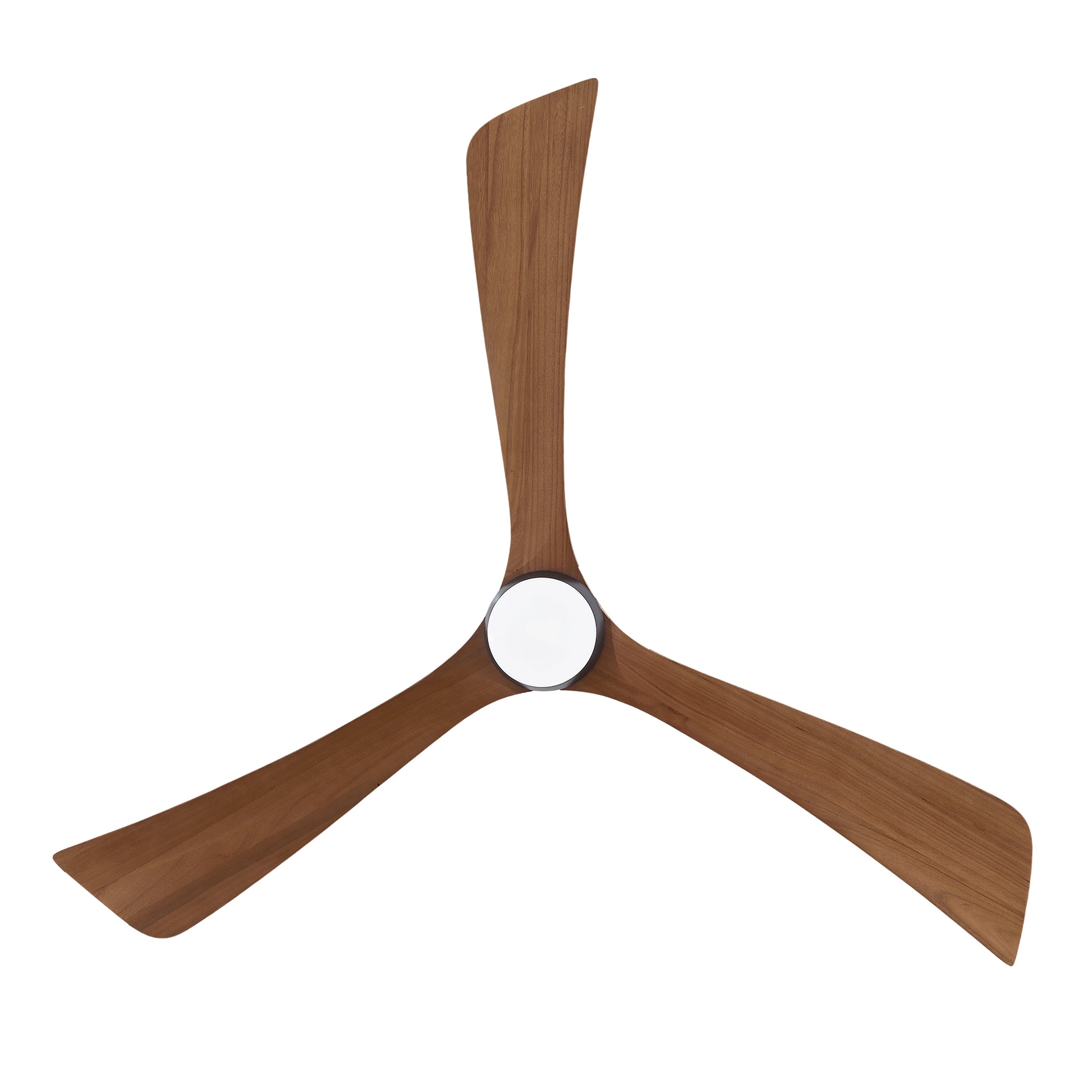 62" Matte Black 3-Blade Solid Wood Ceiling Fan with Remote - view 20