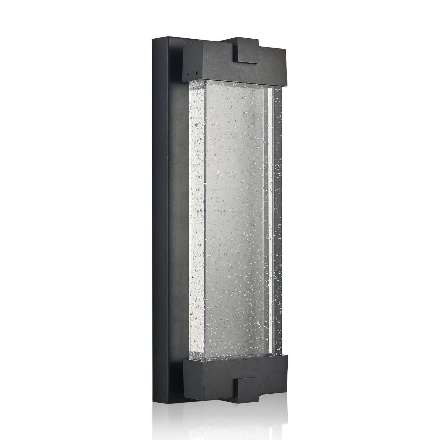 Black Bubble Crystal LED Outdoor Wall Light, 19"H - view 11