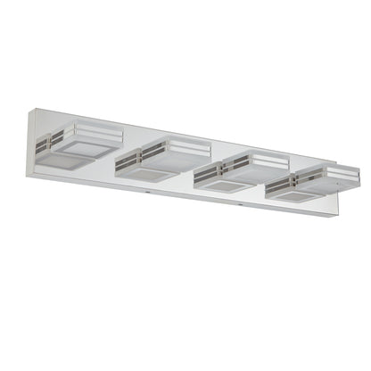 26" 4-Light Chrome LED Vanity Wall Light - view 9