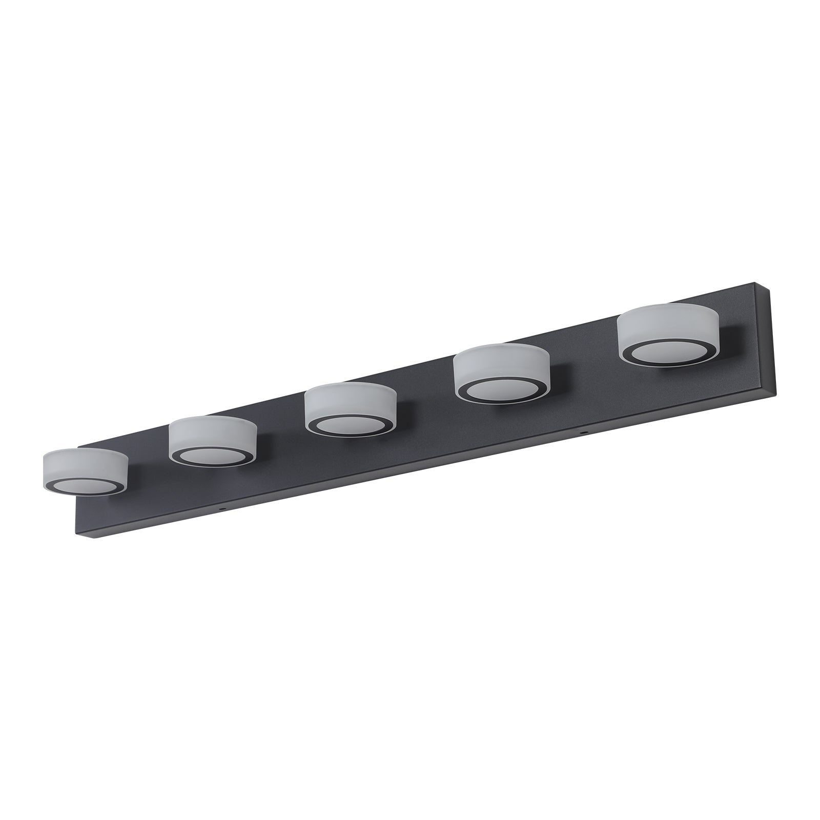 37" 5-Light Black LED Vanity Wall Light - view 14