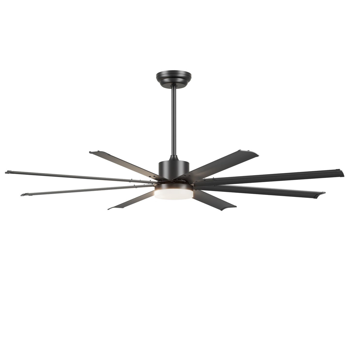 88" Black Industrial Ceiling Fan with Remote - view 18