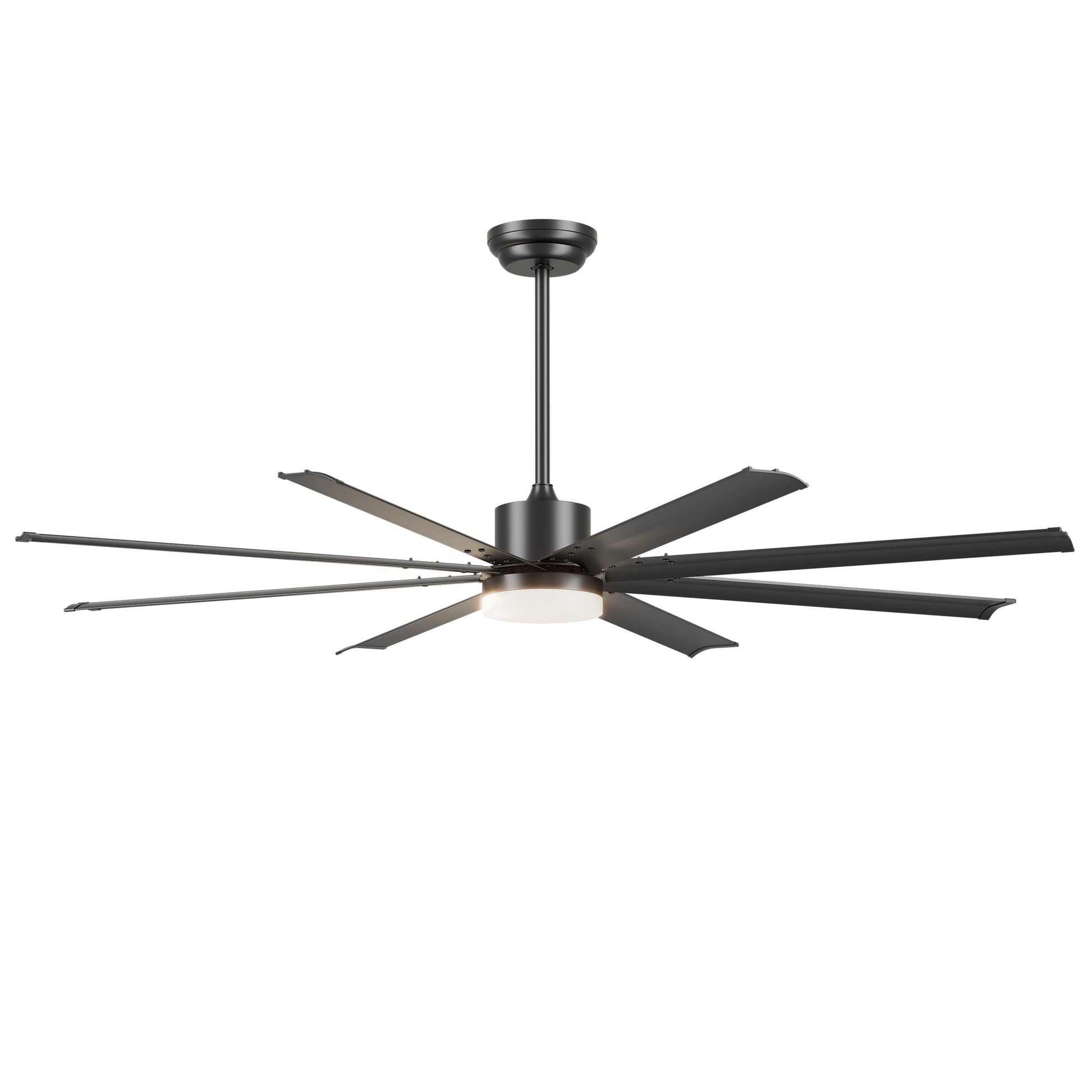 88" Black Industrial Ceiling Fan with Remote - view 18