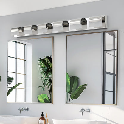 6-Light Chrome LED Bathroom Vanity Light - view 3