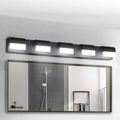 5-Light Modern Black LED Vanity Light - view 4