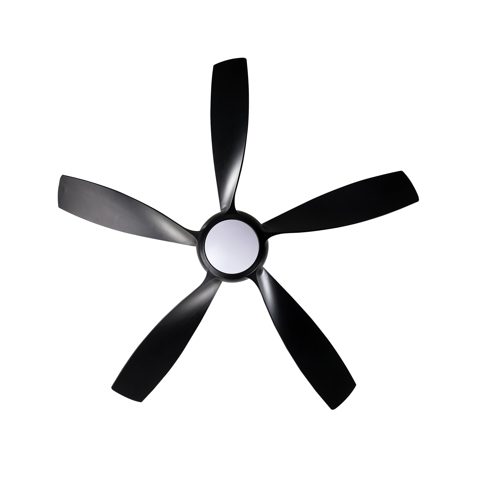 56" Matte Black 5-Blade Ceiling Fan with Remote - view 17