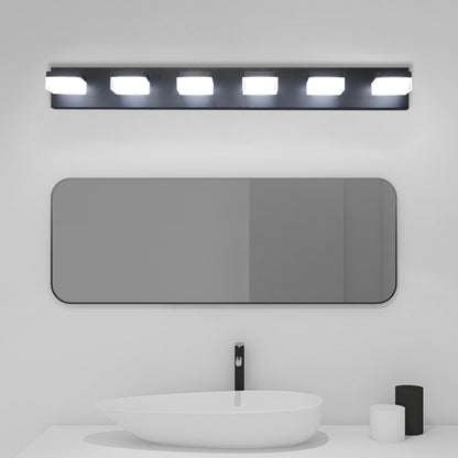 6-Light Modern Black LED Vanity Mirror Light - view 5