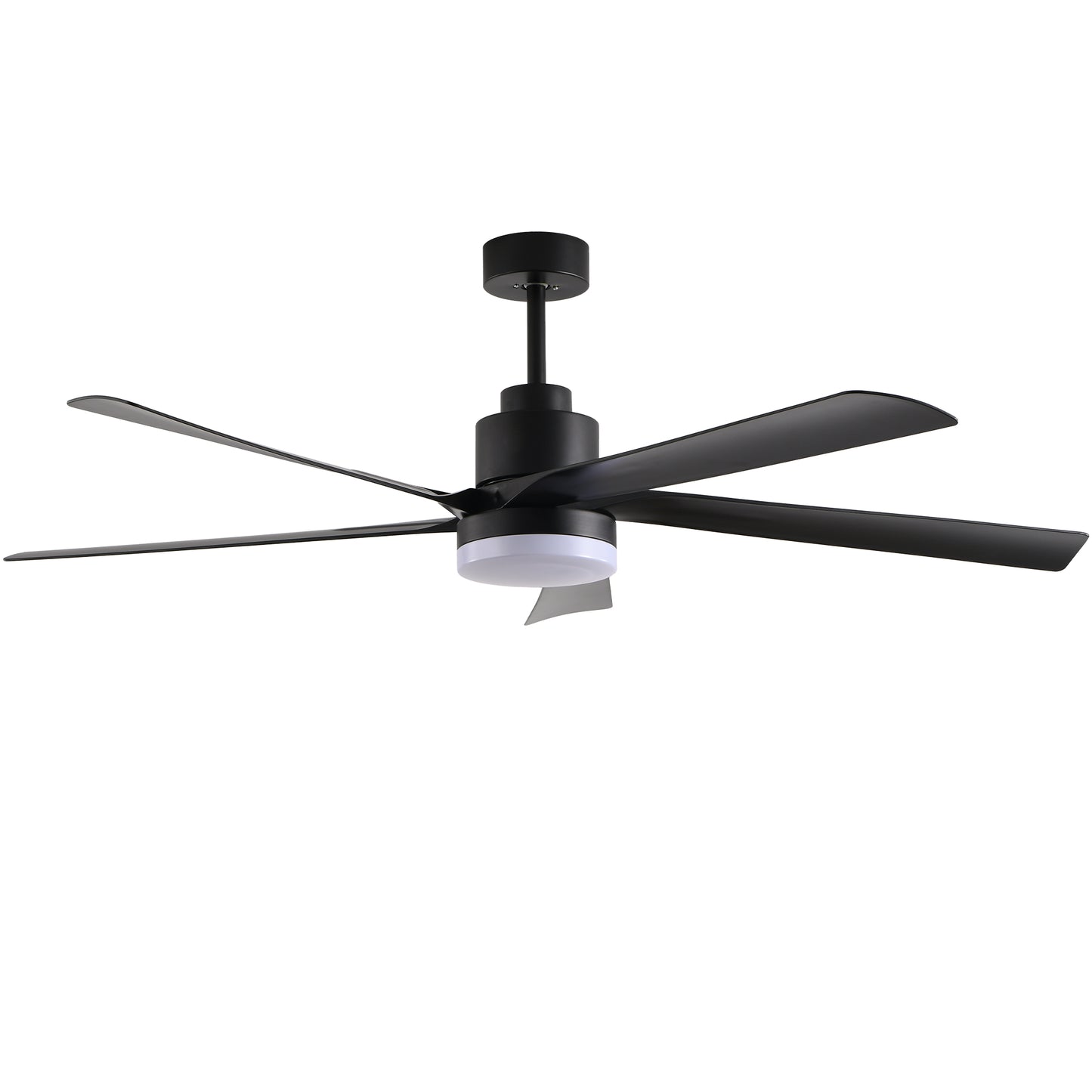 65" Black 5-Blade Ceiling Fan with Dimmable LED - view 11