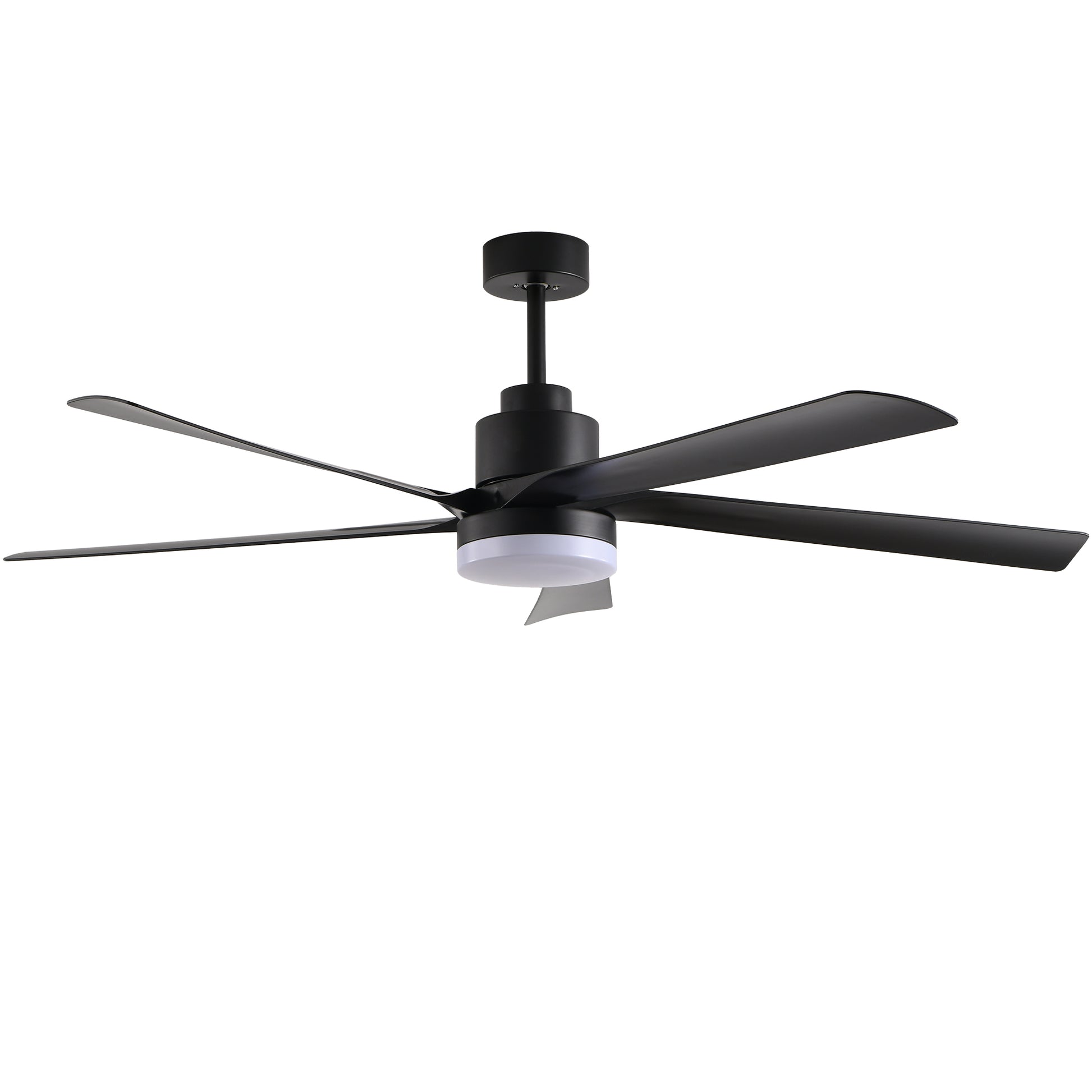 65" Black 5-Blade Ceiling Fan with Dimmable LED - view 11