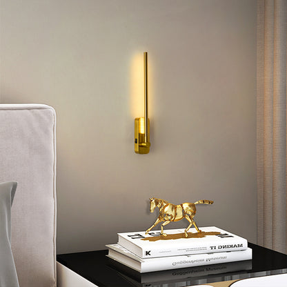 Gold Battery Operated LED Wall Sconce with Remote - view 3