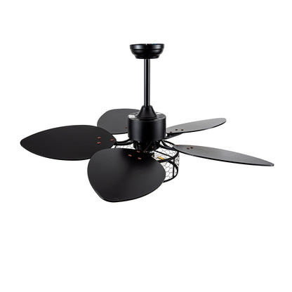 42" Matte Black Ceiling Fan with Light and Remote - view 16