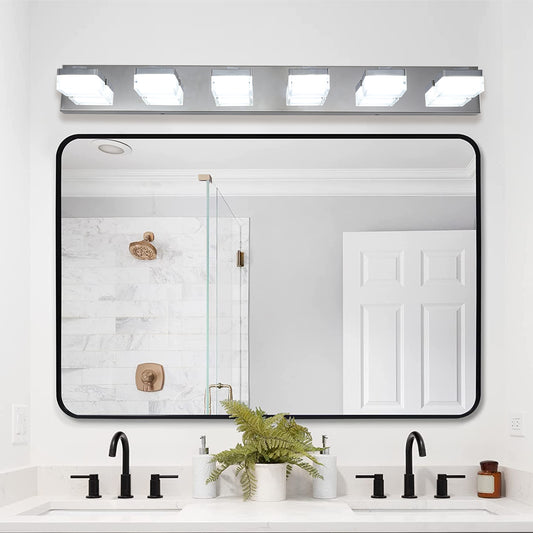 Modern 6-Light Chrome LED Vanity Light