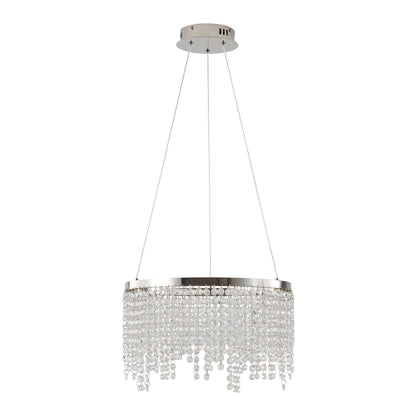 16" Luxury Chrome Crystal LED Chandelier - view 10