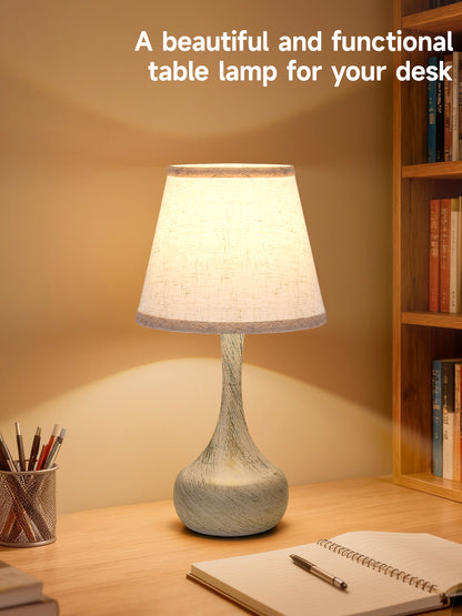 White & Gold Farmhouse Touch Table Lamp, Set of 2 - view 4