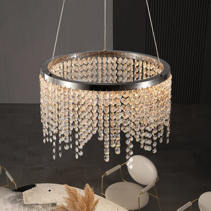 16" Luxury Chrome Crystal LED Chandelier - view 5