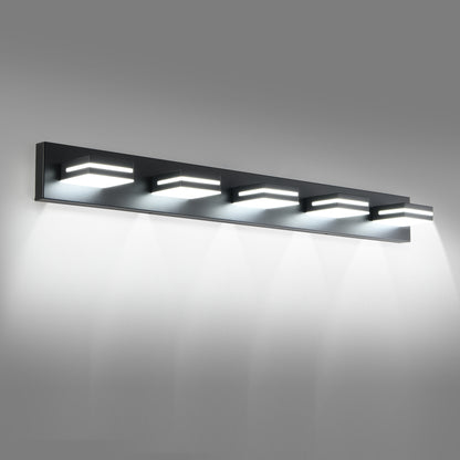 5-Light Black Minimalist LED Vanity Light - view 12