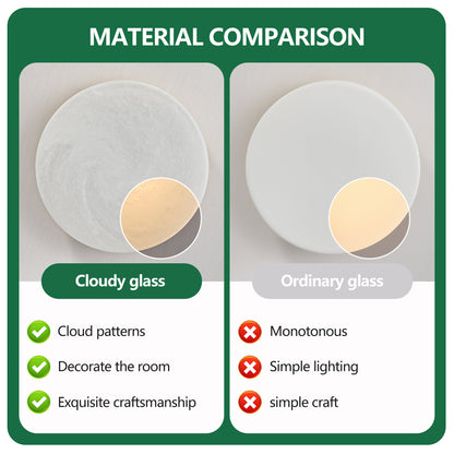 12" Gold Round LED Flush Mount Ceiling Light - view 6