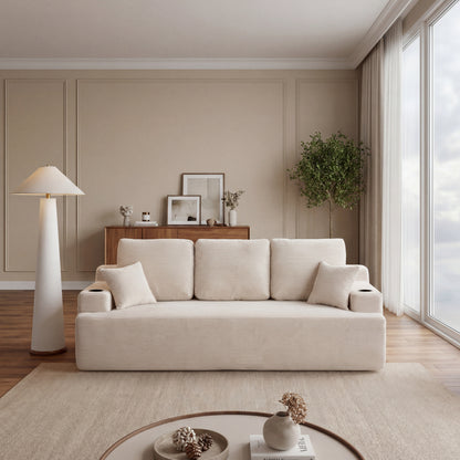 White 3-Seater Sofa