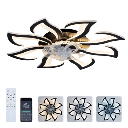 Metal Bladeless Fan Light
