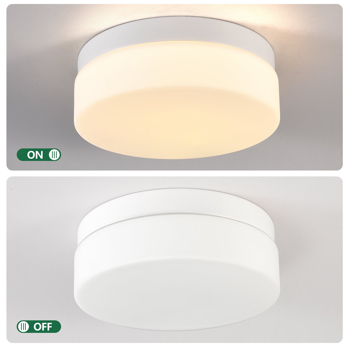 12" White LED Flush Mount Ceiling Light - view 6