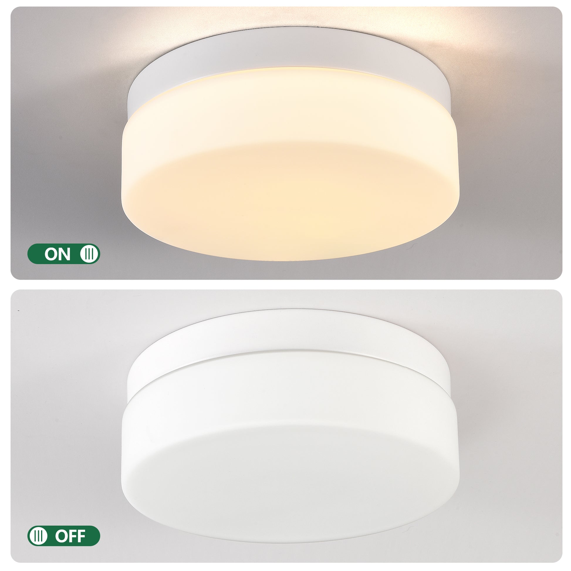 12" White LED Flush Mount Ceiling Light - view 6